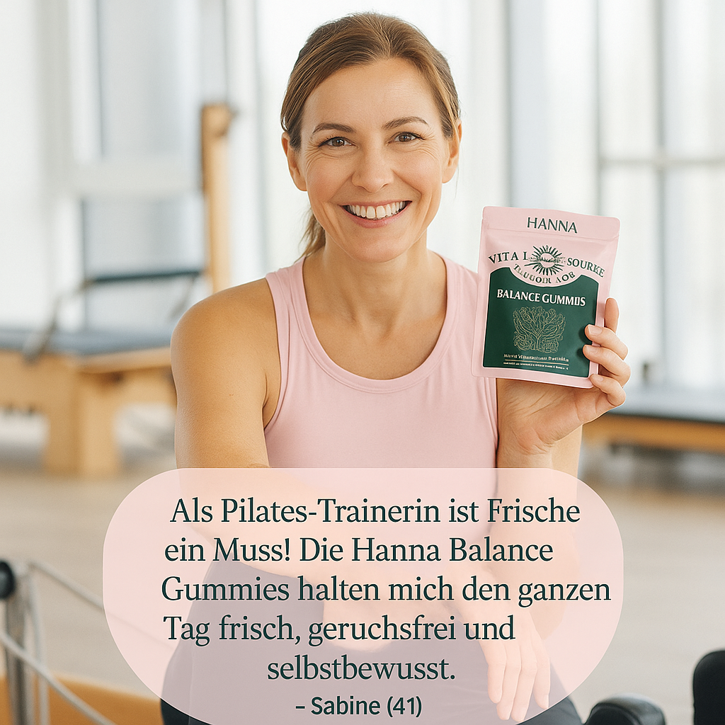 Hanna Balance Gummies – für Frauen, die sich zurückerobern.