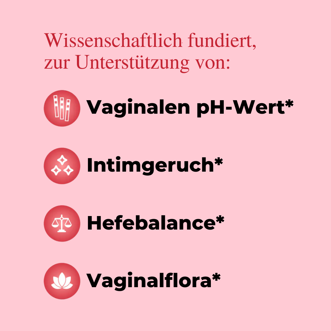 Hanna V-Balance Kapseln - Für deine Intimflora & dein Wohlbefinden