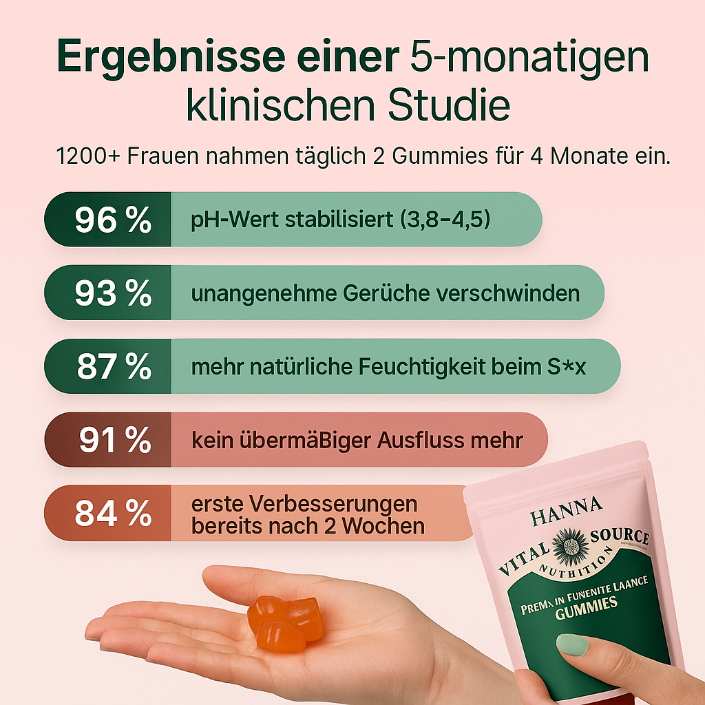Hanna Balance Gummies – für Frauen, die sich zurückerobern.