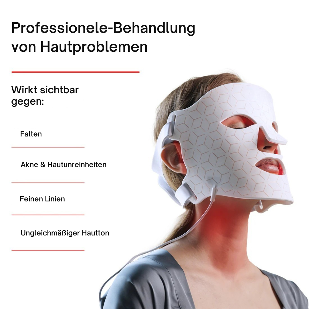 Hanna LED Face Mask PRO – Dein Weg zu glatter, strahlender Haut